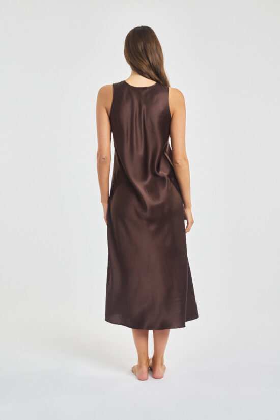 Mono Silk Long Nightie - Image 3