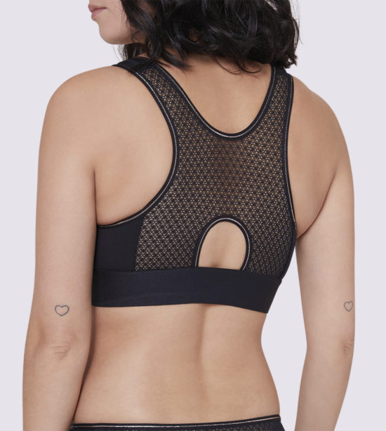 Harmony Wire Free Sports Crop Bra - Image 4