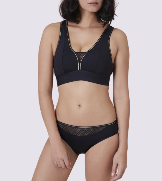 Harmony Wire Free Sports Crop Bra - Image 3