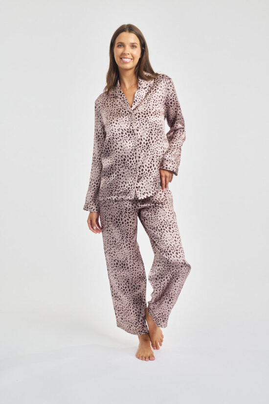 Silk Piped Pajama Set - Image 2