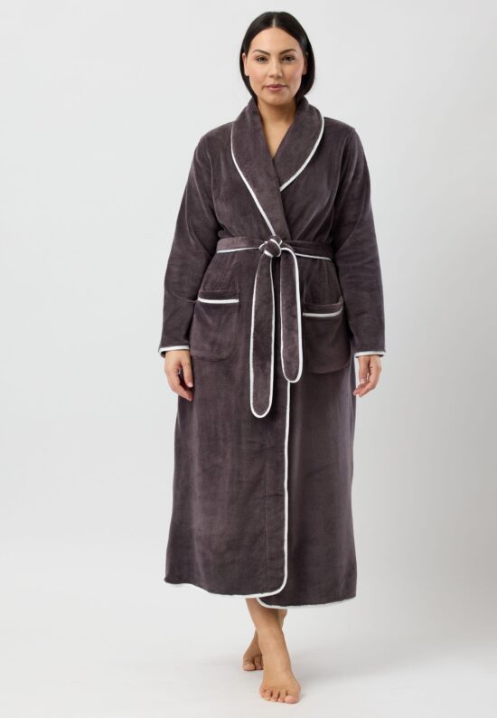 Satin Trim Robe - Image 4