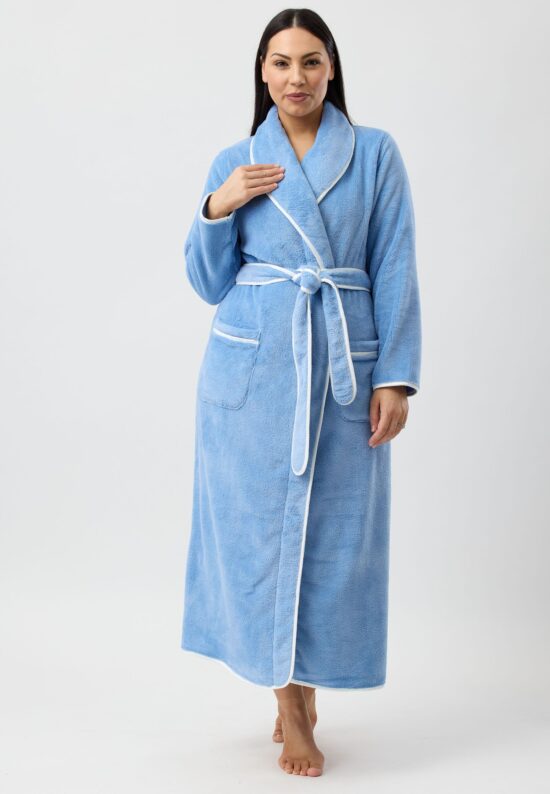 Satin Trim Robe