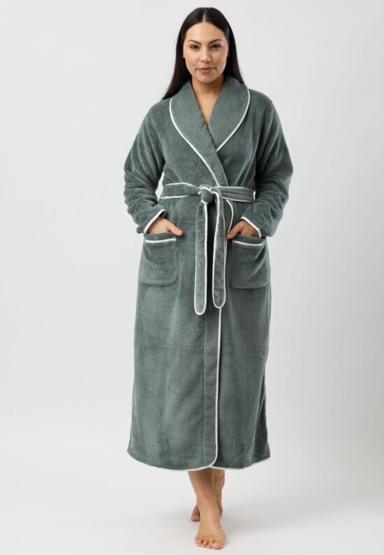 Satin Trim Robe - Image 2